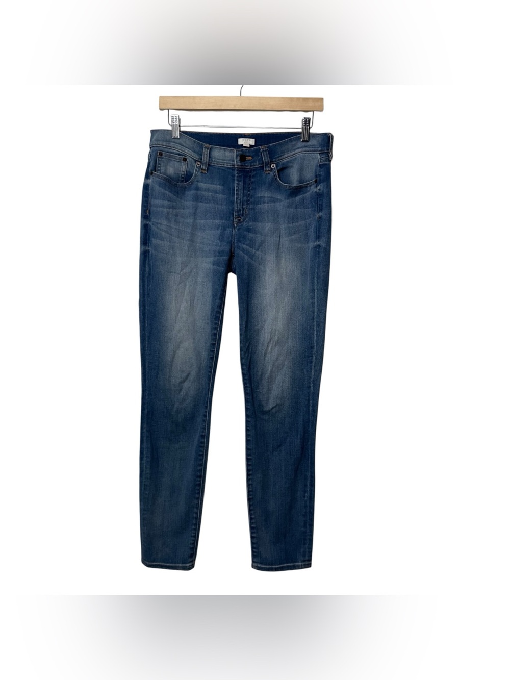 J. Crew Women's Stretch Skinny Jeans in Medium Blue Sz 29/30